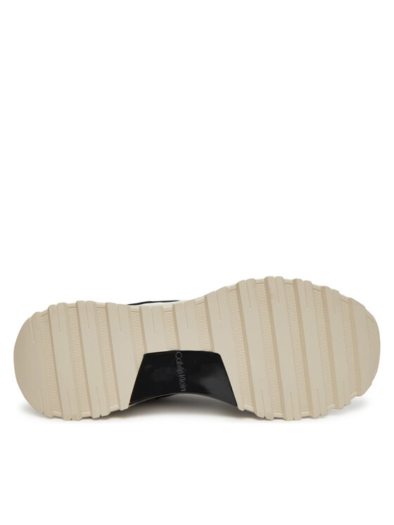 Calvin Klein Calvin Klein Сникърси Runner Lace Up Mesh Mix HW0HW02487 Черен