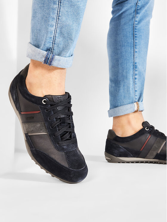 Geox Geox Sneakersy U Wells C U52T5C 022ME CF47J Tmavomodrá