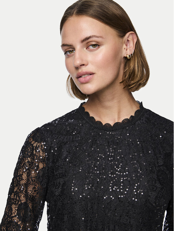 Pieces Pieces Cocktail obleka Olline 17151584 Črna Regular Fit