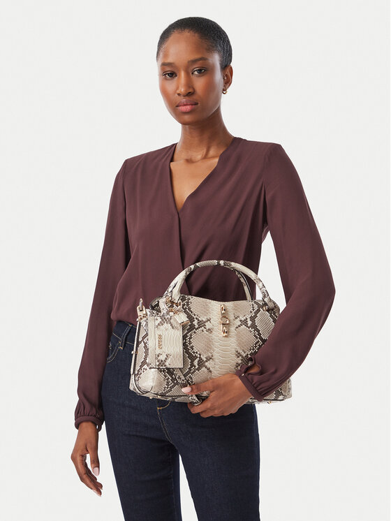 Guess Ročna torba Yvonne HWKG23 29060 Siva