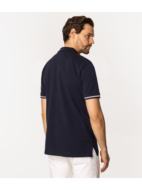 Lee Cooper Lee Cooper Polo TOMM 5026 Granatowy Regular Fit