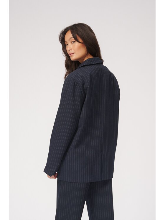 TeeShoppen TeeShoppen Marynarka 'Oversized Collection' Granatowy Oversize