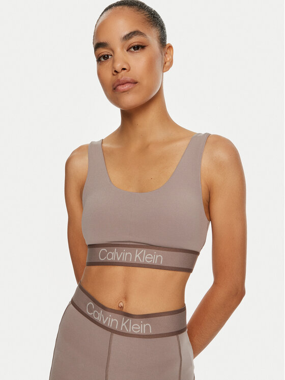 Calvin Klein Performance Calvin Klein Performance Спортен сутиен 00GWF4K115 Бежов