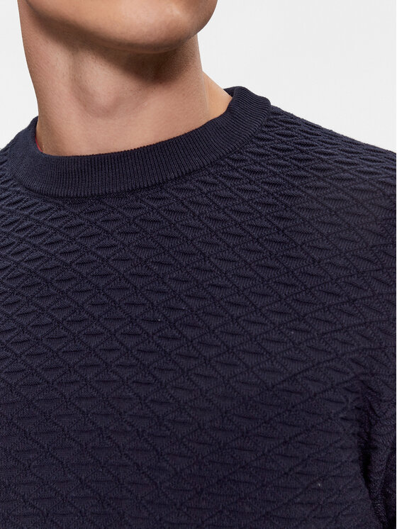 HUGO Hugo Sweater Sonderson 50500007 Sötétkék Regular Fit