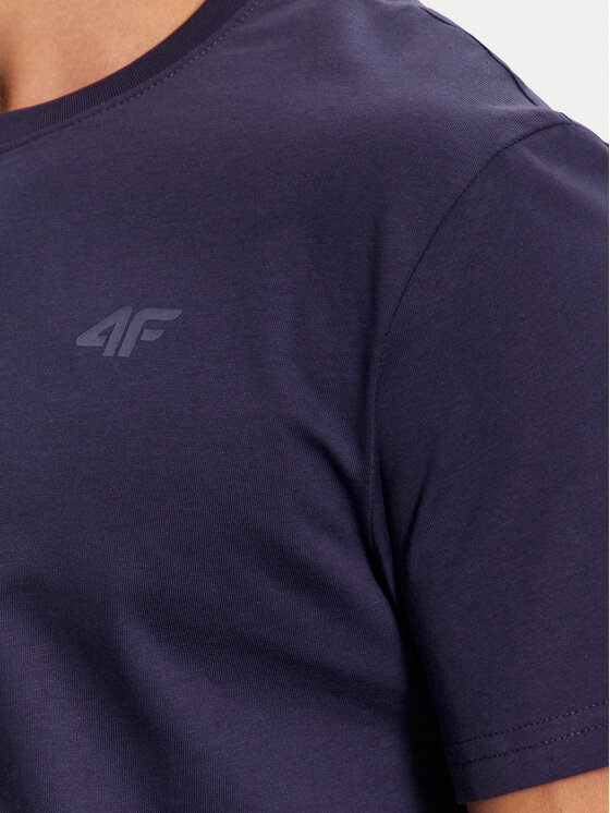 4F 4F T-shirt 4FWMM00TTSHM1843 Blu scuro Regular Fit