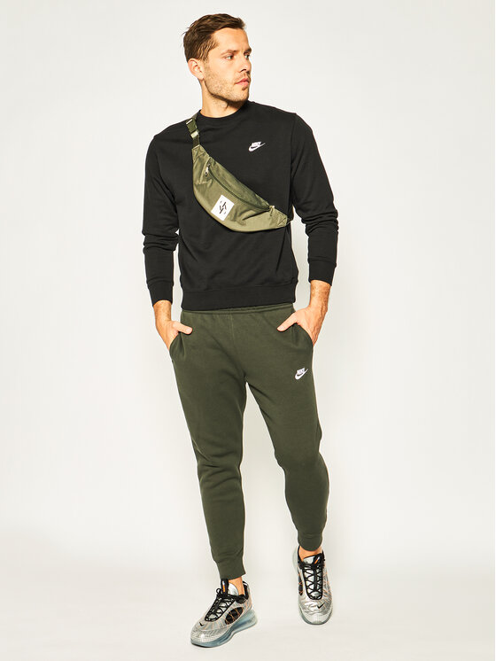 Nike Nike Majica dugih rukava Nsw Club Crv BV2666 Crna Standard Fit