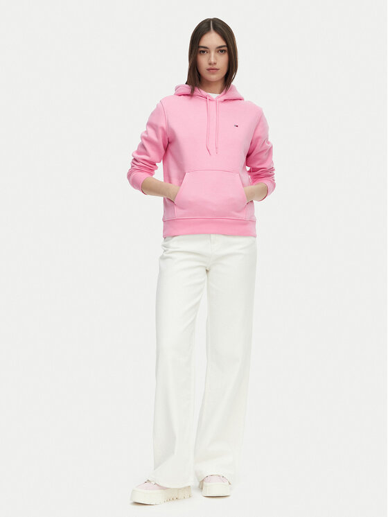 Tommy Jeans Tommy Jeans Felpa Flag DW0DW19958 Rosa chiaro Regular Fit