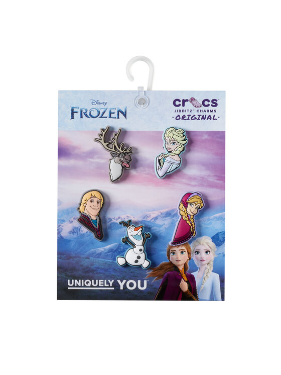 Crocs Schuhverzierung Jibbitz Frozen Character 5 Pack 10013626 Bunt, Größe OS