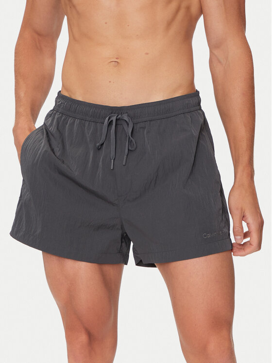 Calvin Klein Swimwear Calvin Klein Swimwear Шорти для плавання KM0KM01048 Сірий Regular Fit