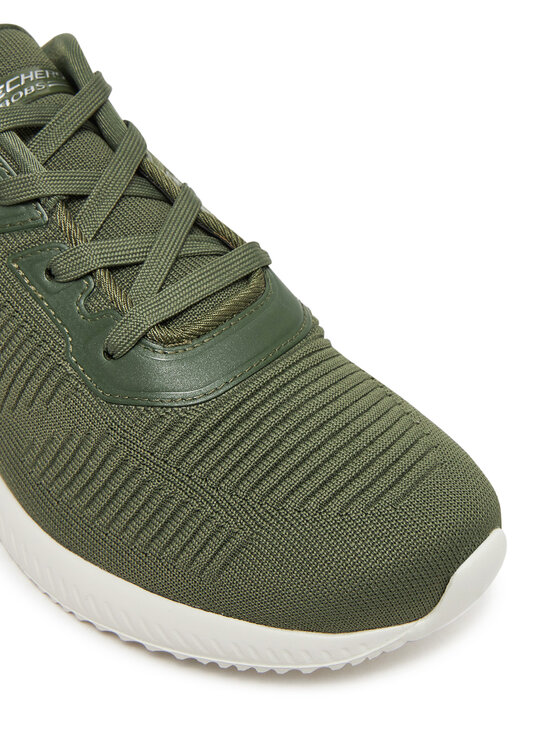 Skechers Skechers Sneakersy Bobs Squad-Tough Talk 32504/DKGR Zielony