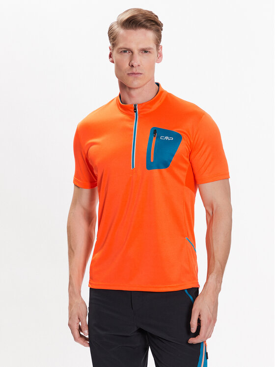 CMP Velo krekls 3C89757T Oranžs Regular Fit