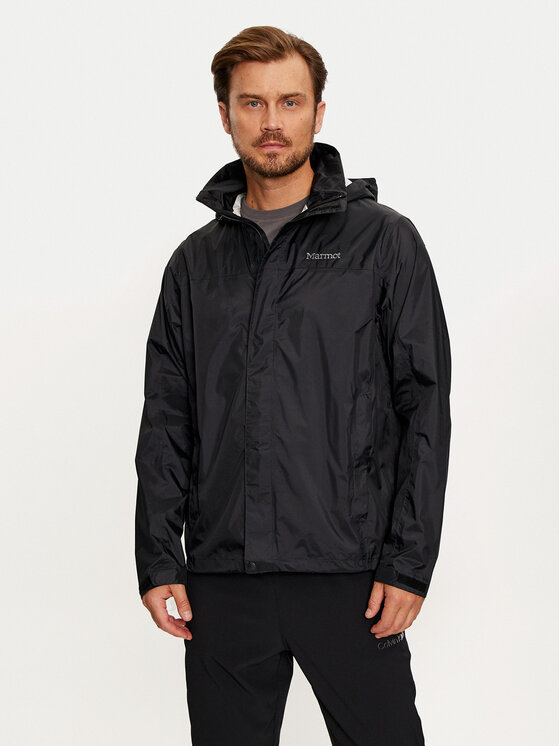 Marmot Nepremokavá bunda PreCip Eco M15881 Čierna Regular Fit