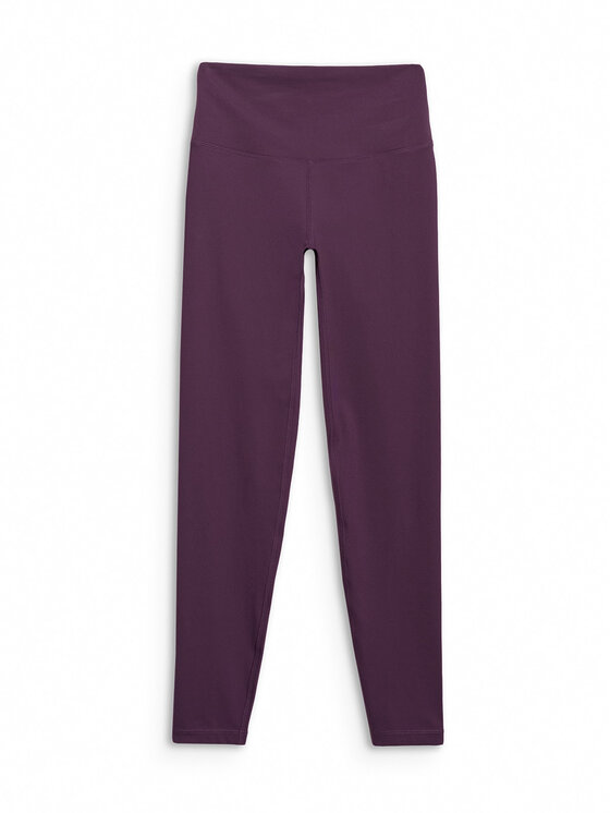 4F 4F Legginsy EMPOWERED BY NATURE Fioletowy Slim Fit