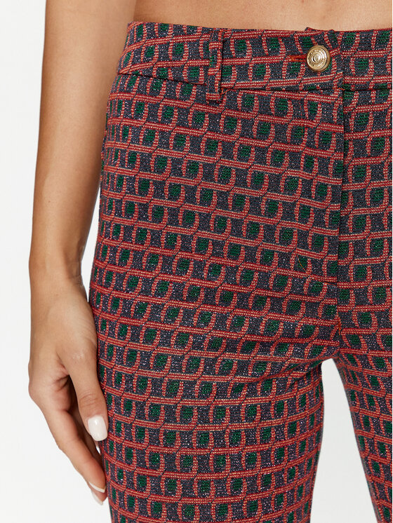 ViCOLO ViCOLO Hlače TR0241 Šarena Regular Fit