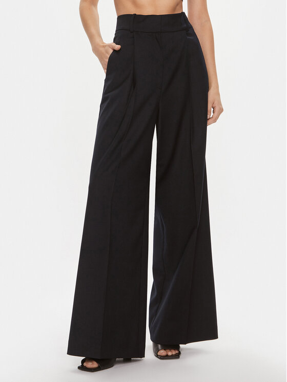 IVY OAK IVY OAK Штани з тканини Prescilla IO115169 Cиній Wide Leg