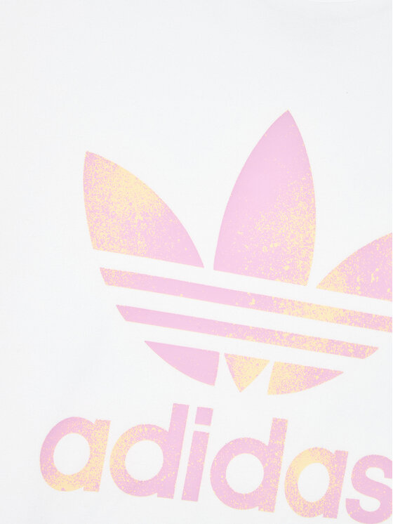 adidas adidas Haljina za svaki dan Graphic Logo HK2935 Bijela Relaxed Fit