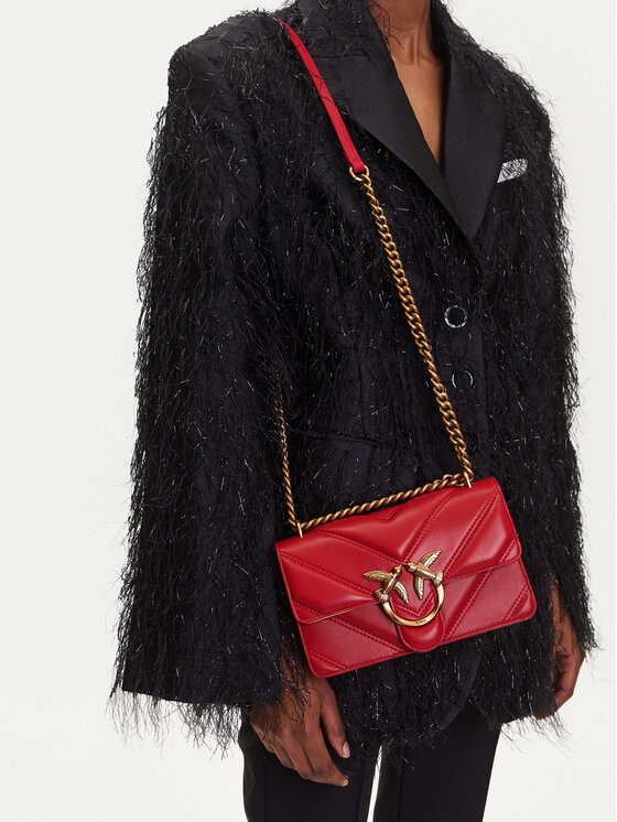 PINKO PINKO Táska Love One Mini Light Cl 104550 A26Z Piros