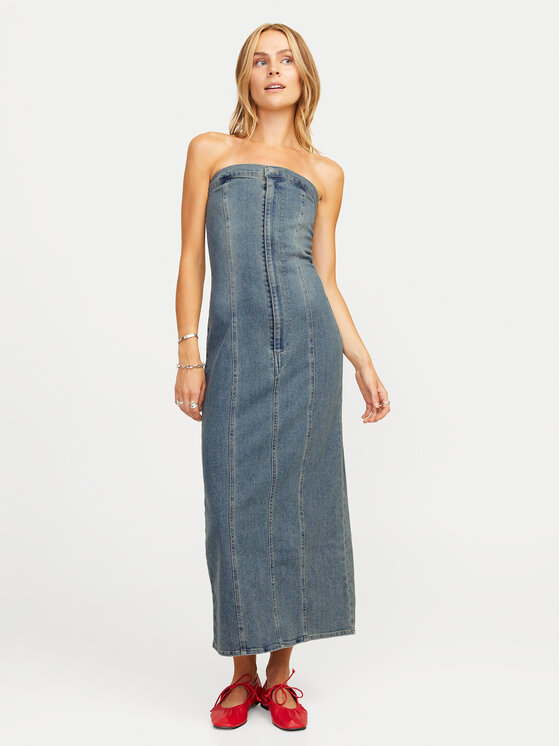 JJXX Džínsové šaty Tinga 12260695 Modrá Slim Fit