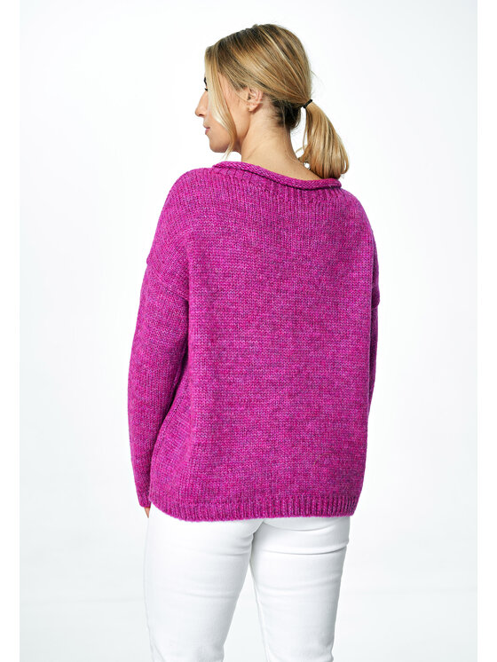 FIGL FIGLFIGL Maglione M888 Viola Oversize