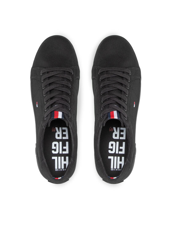 Tommy Hilfiger Tommy Hilfiger Πάνινα παπούτσια Harlow 1D FM0FM00596 Μαύρο