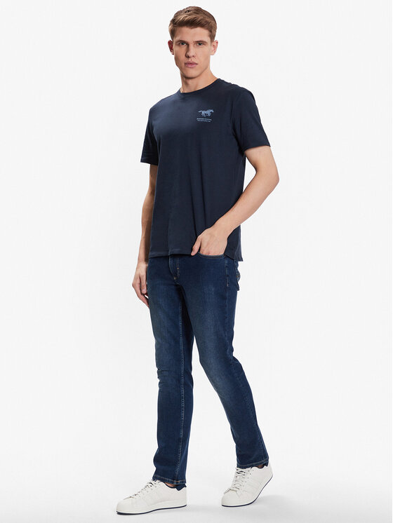Mustang Mustang Jeansy Washington 1007640 Niebieski Slim Fit