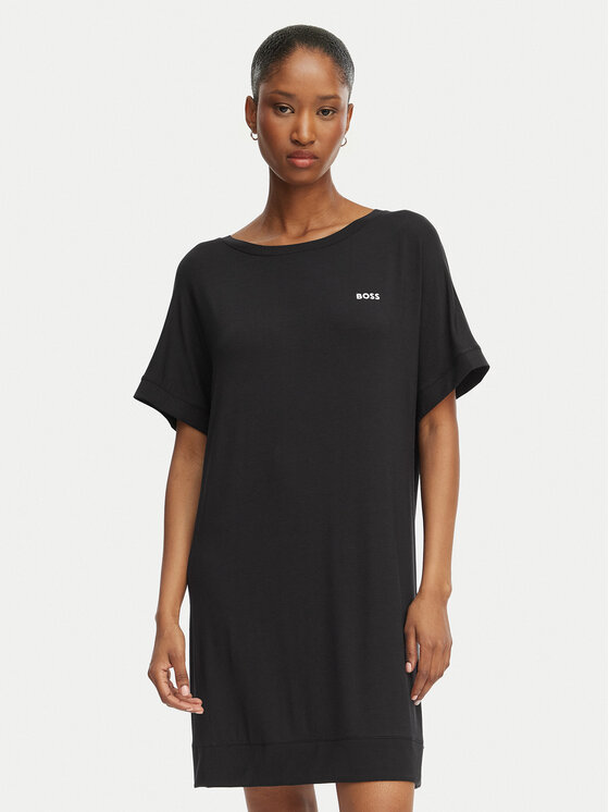 BOSS BOSS Kasdieninė suknelė Element 50561000 Juoda Regular Fit