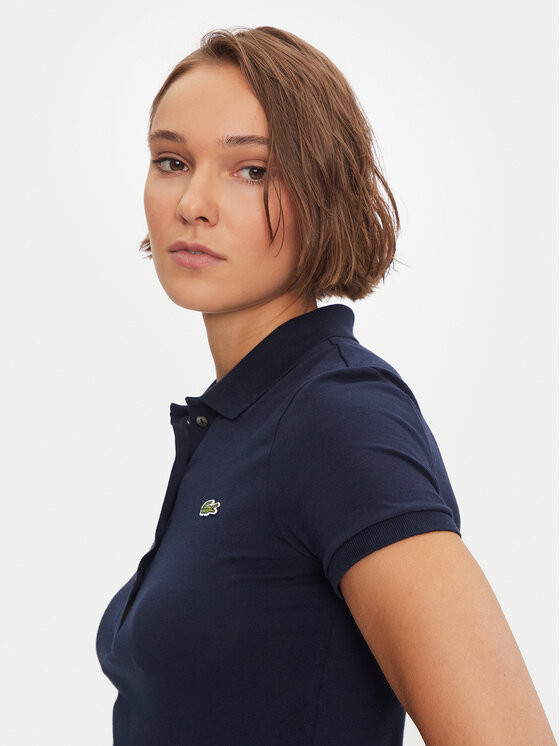 Lacoste Lacoste Polo DF3443 Tumši zils Slim Fit