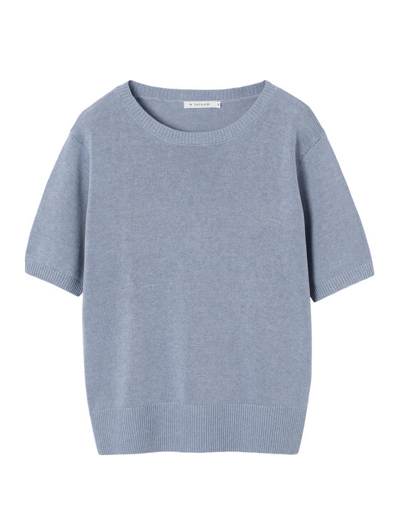 TATUUM TATUUM Bluzka FLOM Niebieski Loose Fit