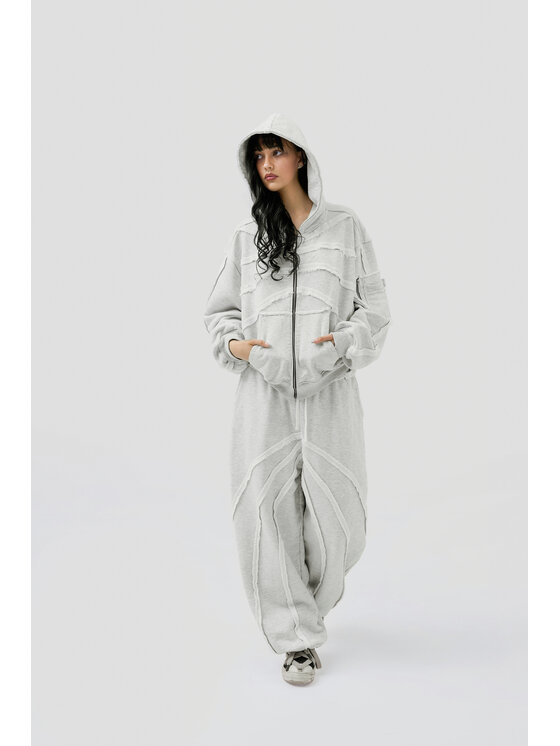 2005 2005 Bluza Skeleton Szary Oversize