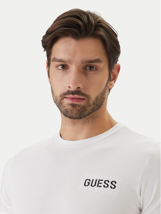 Guess Guess Футболка U6GM03 K6YW1 Білий Slim Fit