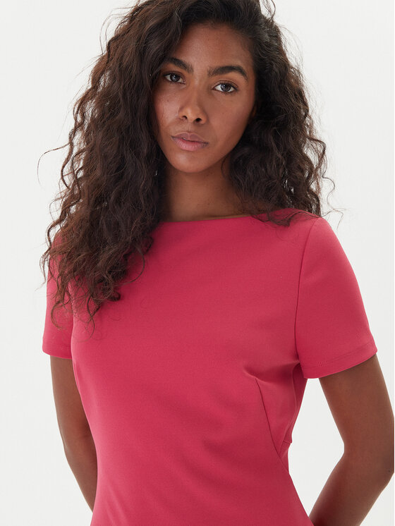Calvin Klein Calvin Klein Koktel haljina LV044D063G Ružičasta Slim Fit