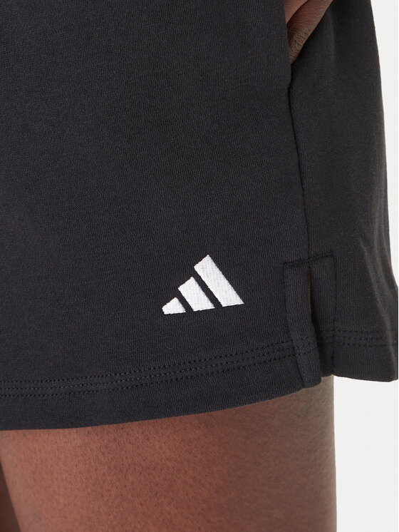 adidas adidas Pantaloni scurți sport Essentials Small Logo Feel Cozy JC5925 Negru Regular Fit