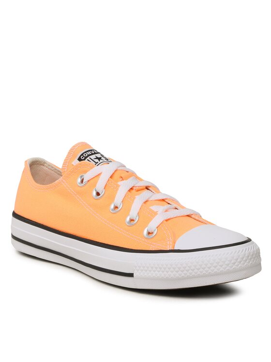 Converse Converse Trampki Chuck Taylor All Star Ox A04393C Pomarańczowy
