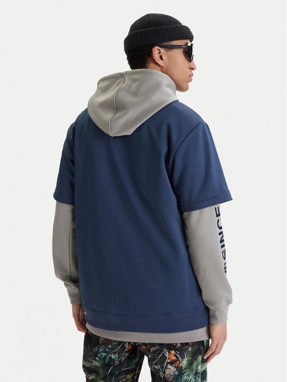 DC Shoes DC Shoes Pulóver Dryden ADYFT03411 Kék Regular Fit