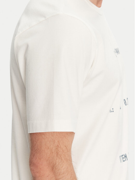 C.P. Company C.P. Company T-Shirt 18CMTS107A110301W Biały Regular Fit