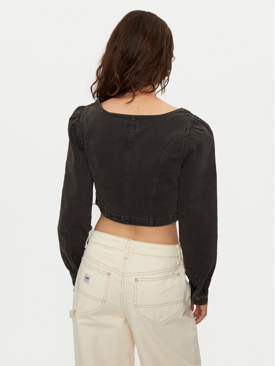 Lee Lee Palaidinė 112355105 Juoda Slim Fit