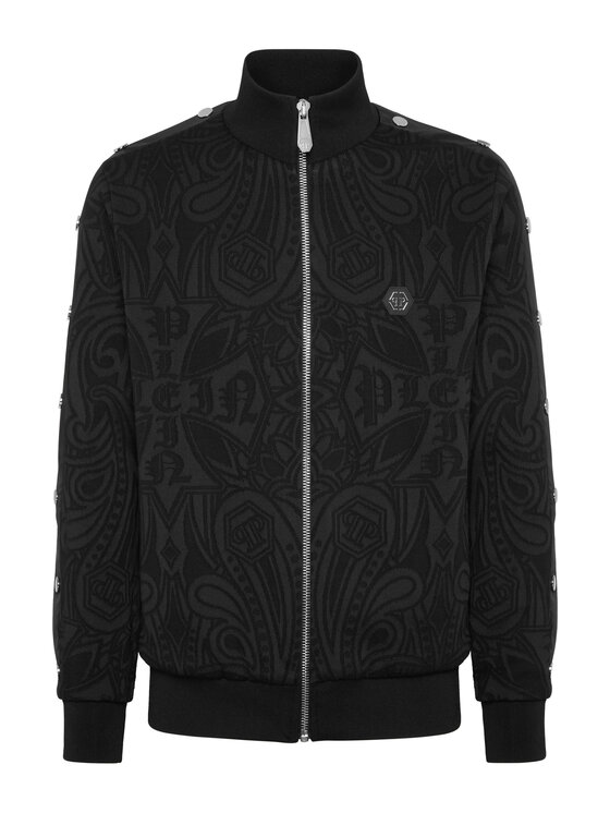 PHILIPP PLEIN PHILIPP PLEIN Bluza 25933 Czarny Jegging Fit
