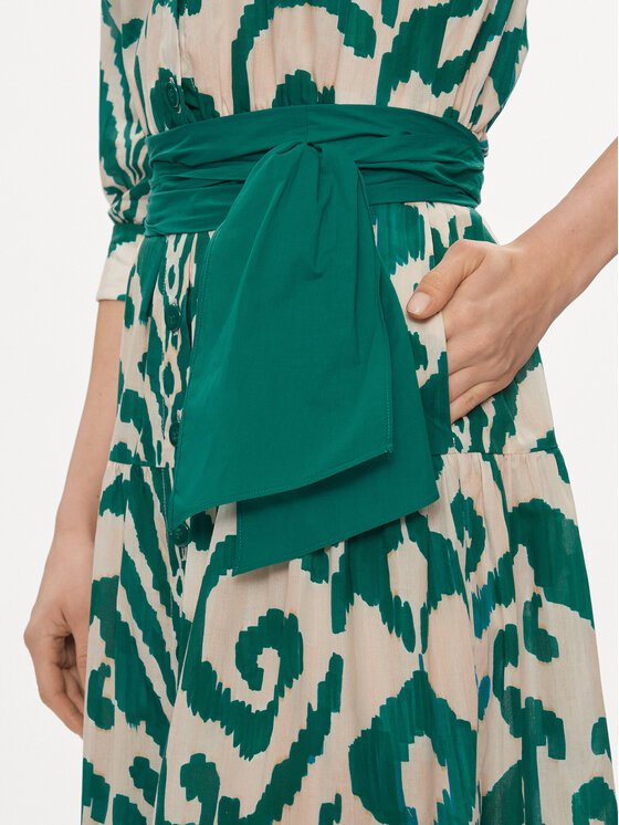 Luisa Spagnoli Luisa Spagnoli Сукня-сорочка Prateria 540700 Зелений Regular Fit