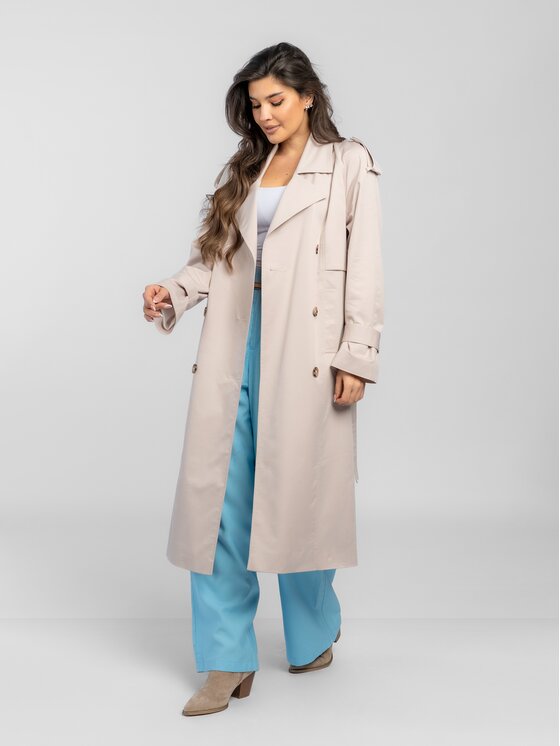 Salme Salme Trenčkot Amanda 2.0 Béžová Regular Fit