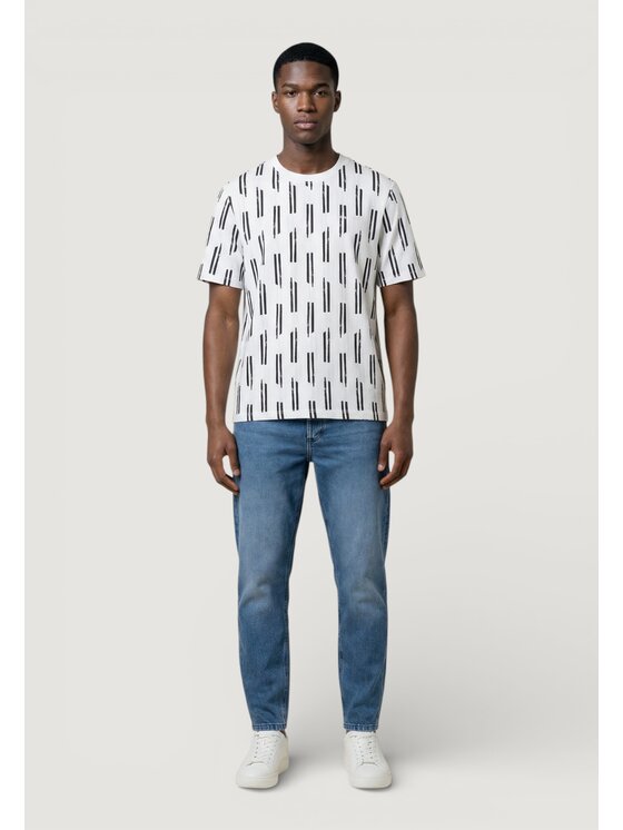 Antony Morato Antony Morato T-shirt RELAXED FIT STAMPA ALLOVER Blu Over Fit