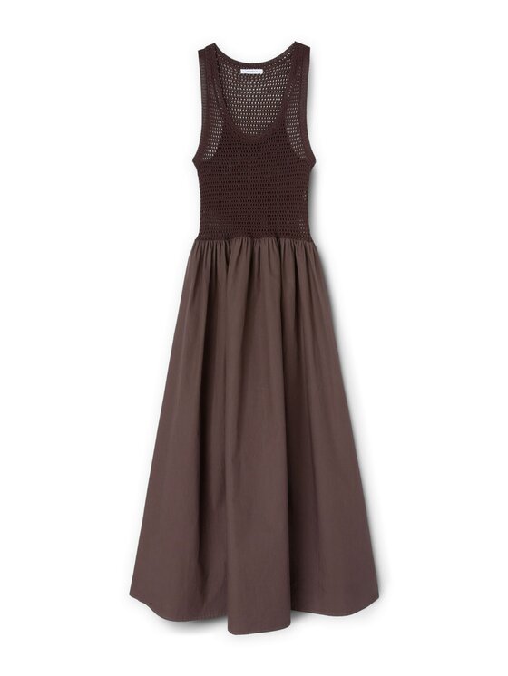 Motivi Motivi Abito da sera 7621W001402N022 Marrone Flare Fit