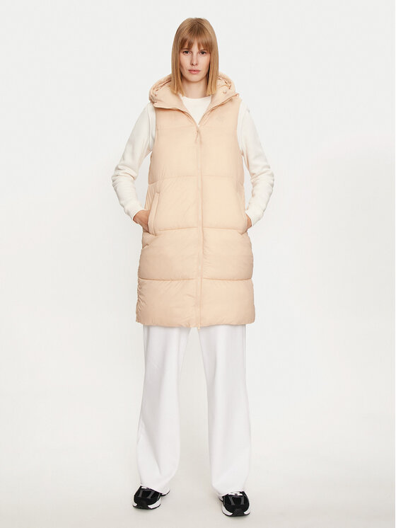4F 4F Vestă 4FWAW24TVJAF143 Bej Regular Fit