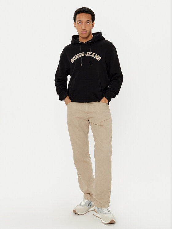 Guess Jeans Guess Jeans Felpa M5RQ44 KCPR1 Nero Regular Fit