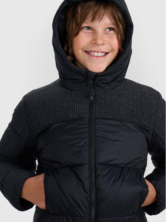 4F 4F Kurtka puchowa OUTERWEAR Czarny Regular Fit
