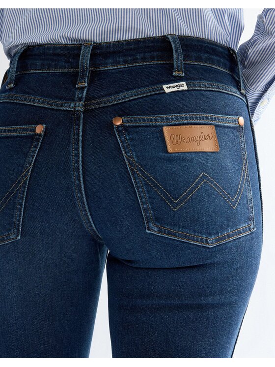 Wrangler Wrangler Jeansy MONTANA Niebieski Wide Leg