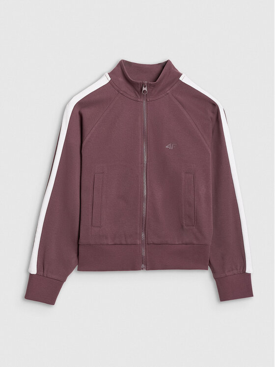 4F 4F Bluza 4FJRAW25TSWSF2430-51S Fioletowy Oversize