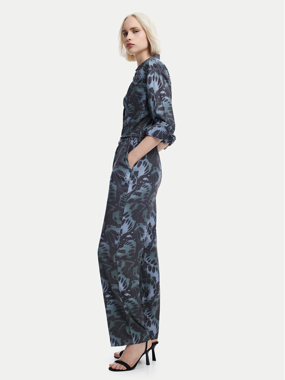 Desigual Desigual Jumpsuit Sena 24WWPW25 Grigio Regular Fit