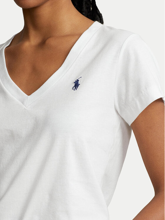 Polo Ralph Lauren Polo Ralph Lauren T-Shirt 211902403001 Biały Regular Fit
