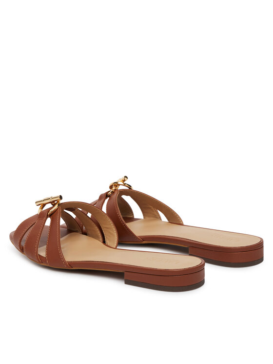 LAUREN RALPH LAUREN LAUREN RALPH LAUREN Klapki Blaike 802982875001 Brązowy