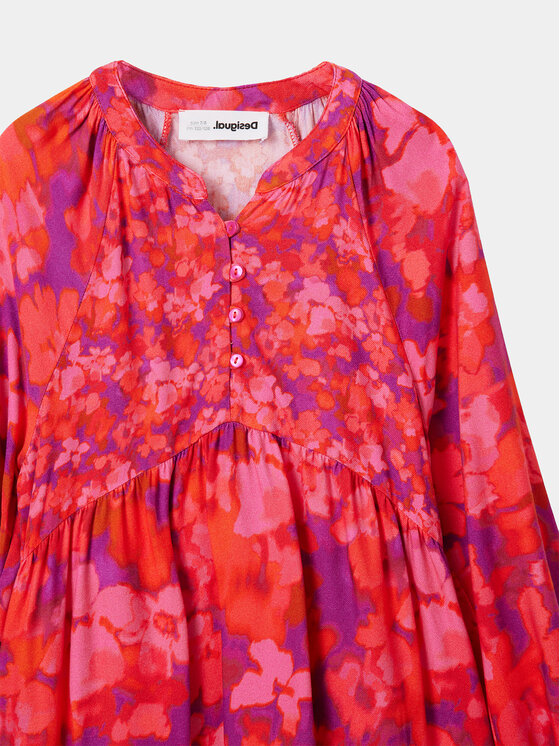 Desigual Desigual Elegáns ruha 23WGVW03 Piros Regular Fit